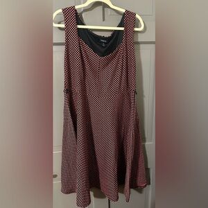Torrid Size 2 Polka Dot Dress Sleeveless